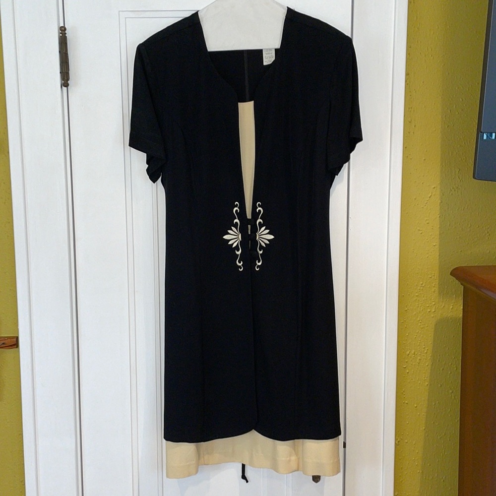 Black and Cream dress